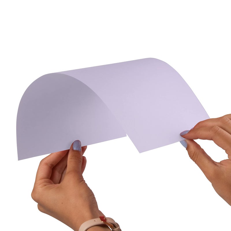 JAM PAPER Matte 28lb Paper - 105 gsm - 8.5 x 11 - Light Purple - 50 Sheets/Pack - Image 4